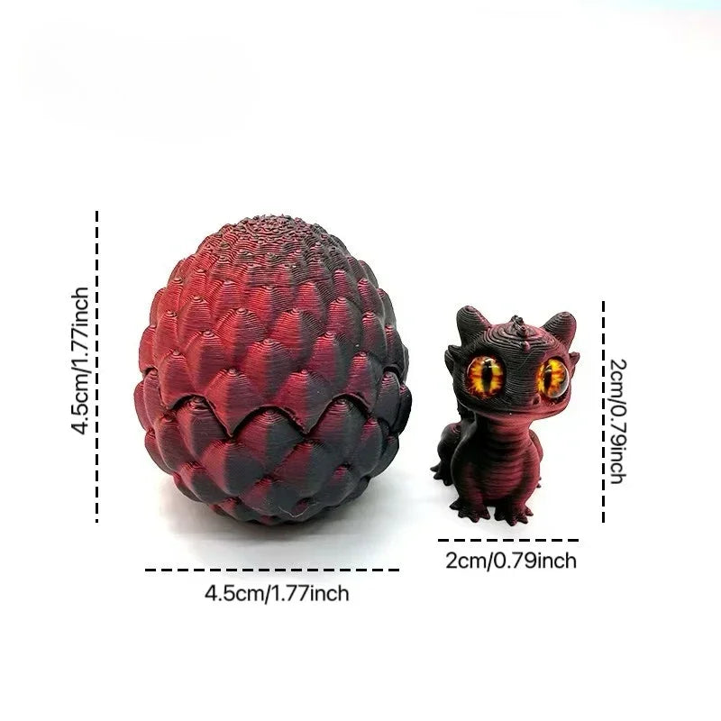 Dragon Egg 3D Printing Huevo De Dragón - Desk Decor Gag Gift Christmas & Birthday Novelty Office Toy & Home Decoration for Home
