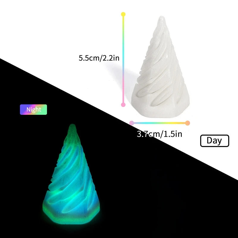 3D Printed Toys Rotating Pyramid 3D Printed Spiral Cone Relief Toys 3D Printed Spinning Anti-Stress Toy Fidget Rotating Pyramid