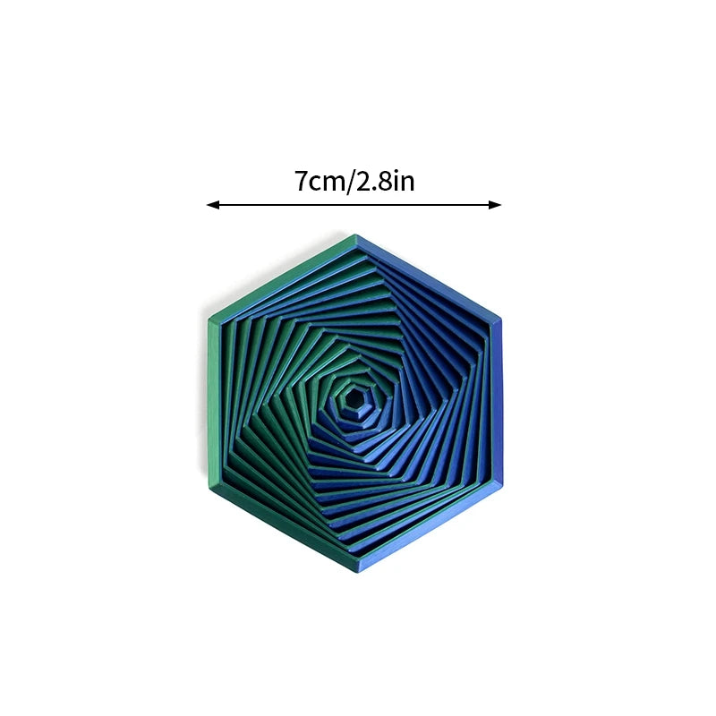 3D Printed Toys Rotating Pyramid 3D Printed Spiral Cone Relief Toys 3D Printed Spinning Anti-Stress Toy Fidget Rotating Pyramid