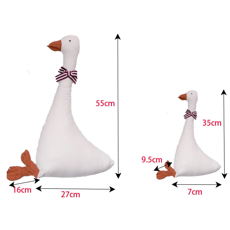 2025 New Cartoon Cute Goose Baby Doll Soothing Toy Nordic Home Soft Decoration Pendant Pillow Goose Soothing Duck