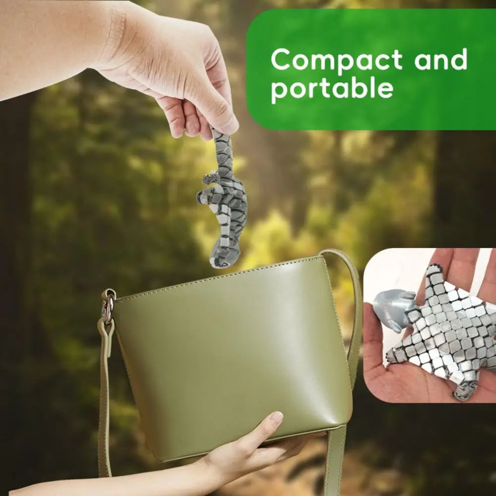 3D Printed Funny Flying Squirrel Toy with Movable Joints Cute Simulated Animal Model Creative Handicraft 3D Printed Animal Model