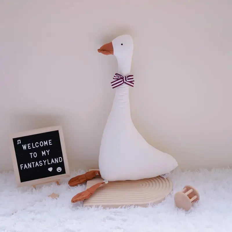 2025 New Cartoon Cute Goose Baby Doll Soothing Toy Nordic Home Soft Decoration Pendant Pillow Goose Soothing Duck