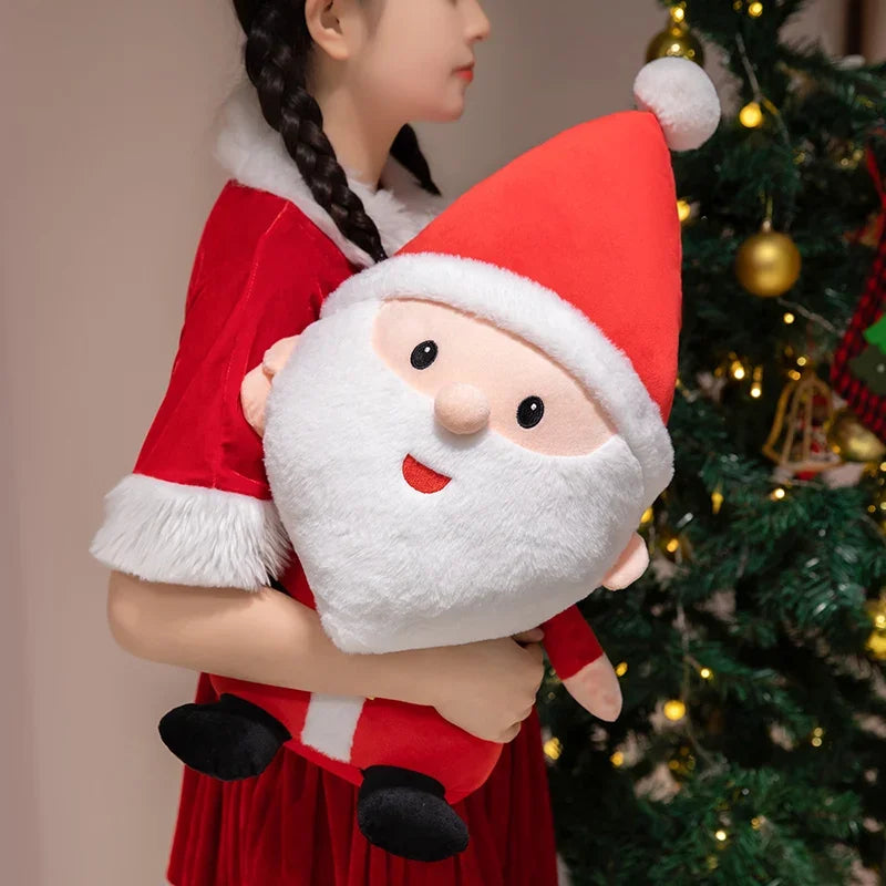 Lovely Christmas Series Plush Toys Cute Santa Claus Christmas tree Gingerbread man Reindeer Snowman Grandma Doll Gift