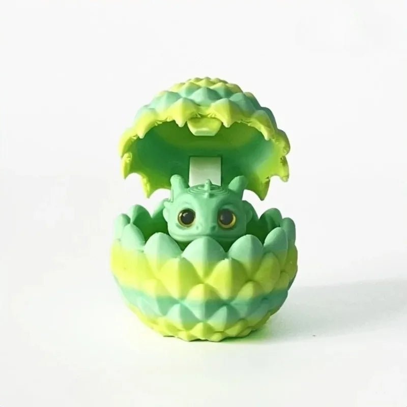 3D Printed Dragon Egg Hatchling Decor Multicolor Dragon Egg Desk Accessories Funny Desktop Ornament Home Office Decor