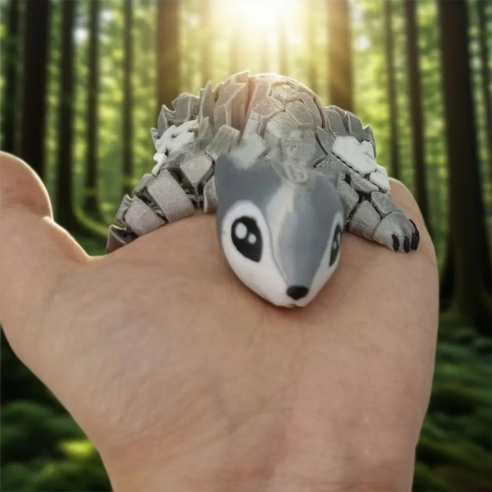 3D Printed Funny Flying Squirrel Toy with Movable Joints Cute Simulated Animal Model Creative Handicraft 3D Printed Animal Model