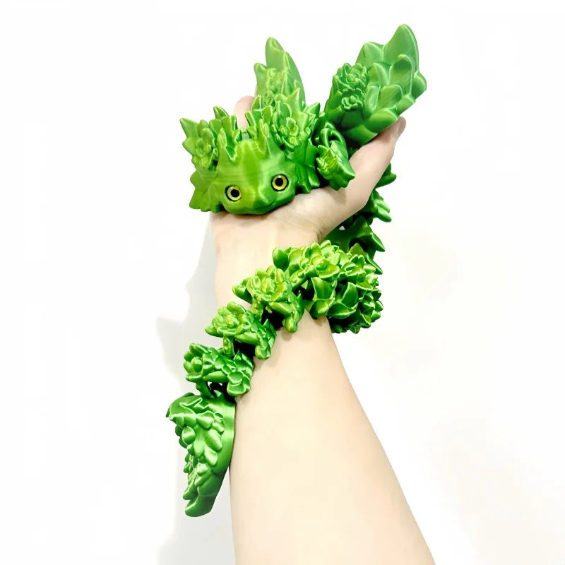 3D Print toy Salamander Dragon Desktop Ornament 3d Print Animals Home Office Crafts Print Characters Christmas Gift Action Figur