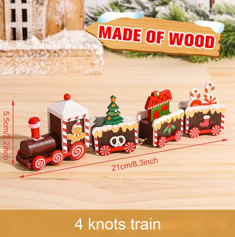 Christmas Train Merry Christmas Decorations For Home 2025 Cristmas Ornament Xmas Navidad Noel Gifts Happy New Year 2025 Decor