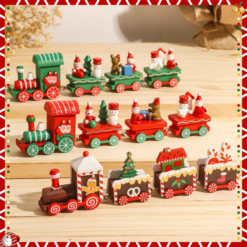 Christmas Train Merry Christmas Decorations For Home 2025 Cristmas Ornament Xmas Navidad Noel Gifts Happy New Year 2025 Decor