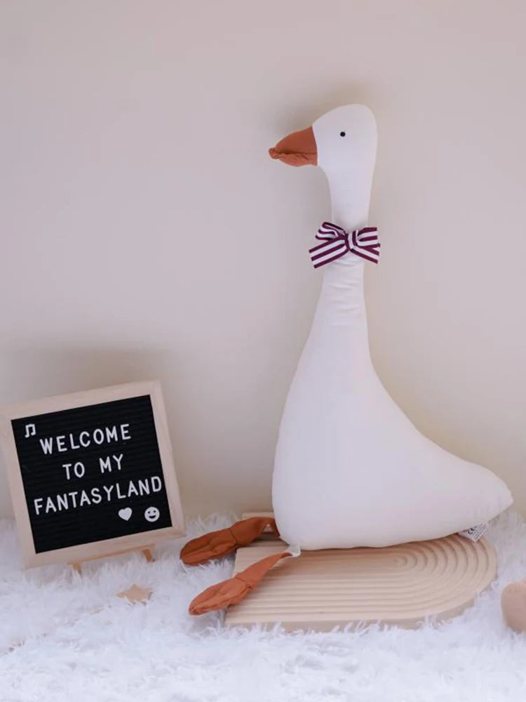 2025 New Cartoon Cute Goose Baby Doll Soothing Toy Nordic Home Soft Decoration Pendant Pillow Goose Soothing Duck
