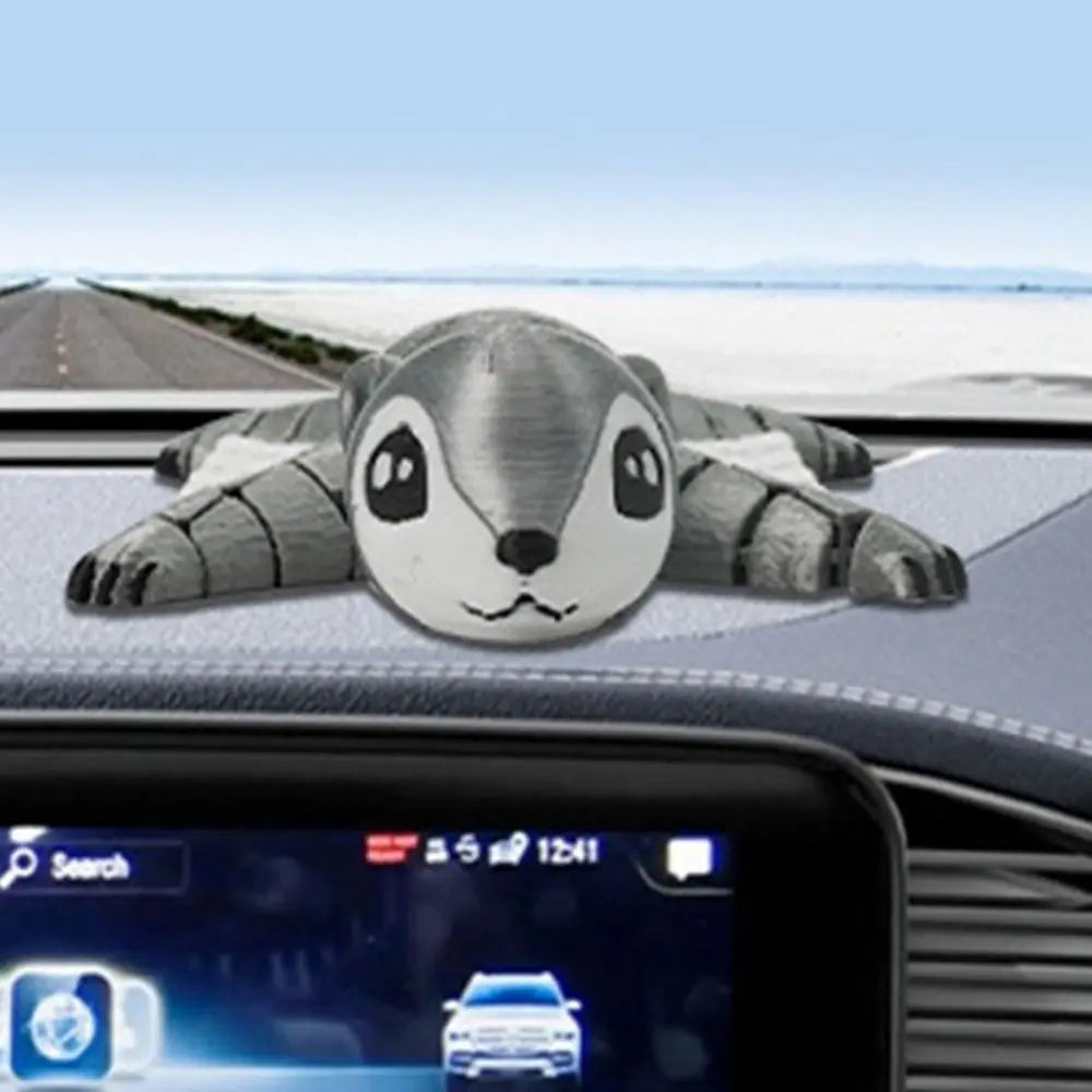 3D Printed Funny Flying Squirrel Toy with Movable Joints Cute Simulated Animal Model Creative Handicraft 3D Printed Animal Model