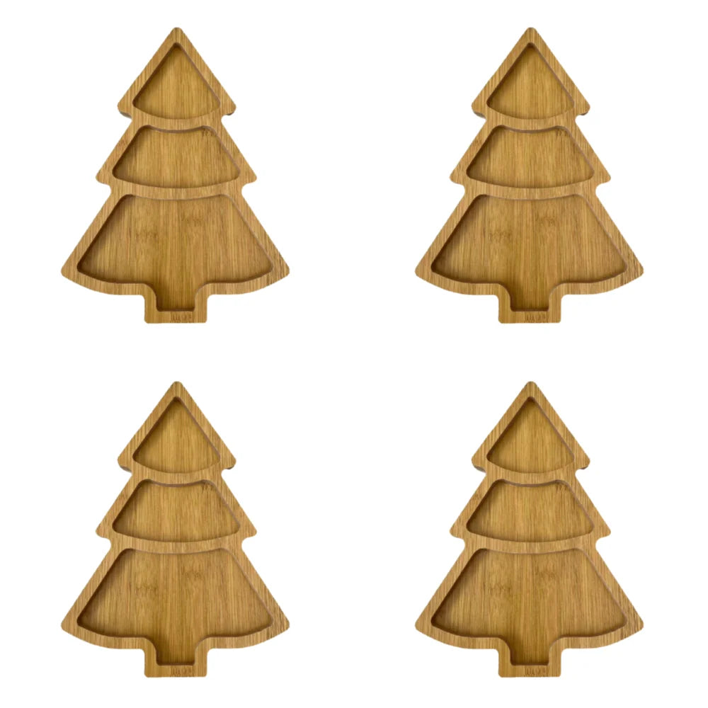 Tree Appetizer Platter Candy Snack Dessert Serving Dish Christmas Tree Tray Plate for Food Appetizers Desserts Snacks Sushi