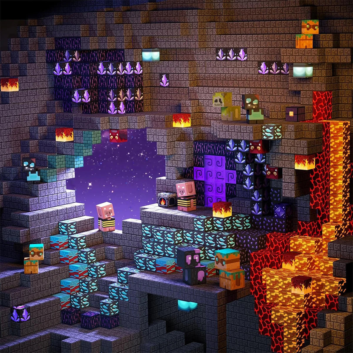 Magnetic Building Blocks Game-Based Build Cave with Magnet Construction Toys STEM Sensory Gift For Kids Birthday 78/100/200PCS