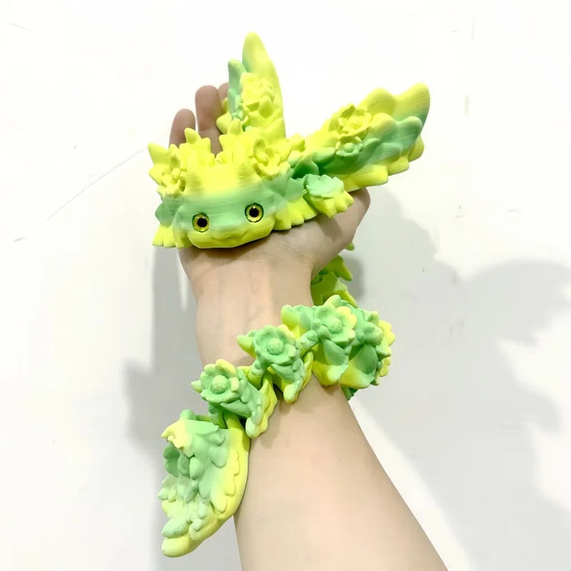 3D Print toy Salamander Dragon Desktop Ornament 3d Print Animals Home Office Crafts Print Characters Christmas Gift Action Figur