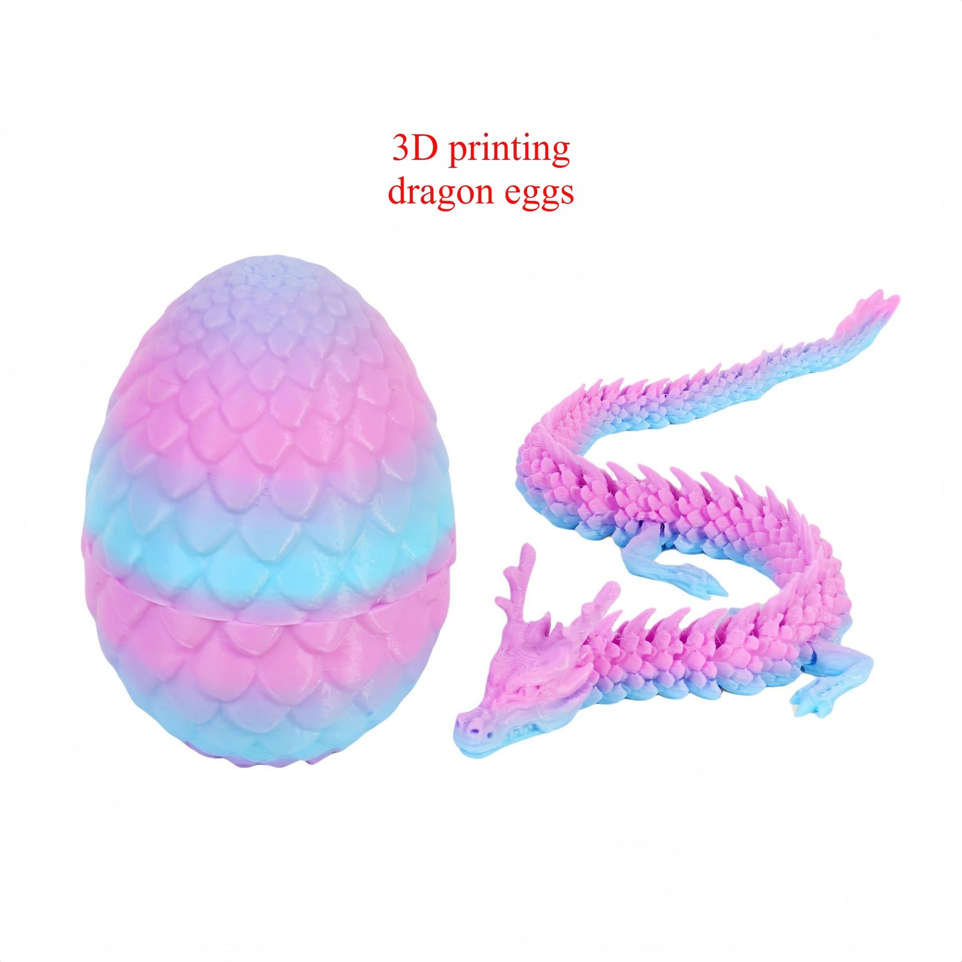 3D printed dragon eggs, desktop decorations and collectibles, cool stress relieving toys, suitable for boys, girls and children