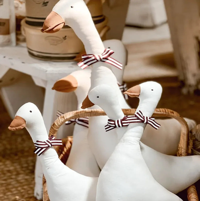 2025 New Cartoon Cute Goose Baby Doll Soothing Toy Nordic Home Soft Decoration Pendant Pillow Goose Soothing Duck
