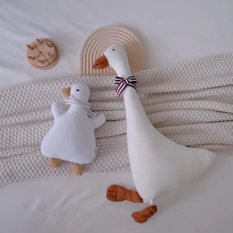 2025 New Cartoon Cute Goose Baby Doll Soothing Toy Nordic Home Soft Decoration Pendant Pillow Goose Soothing Duck