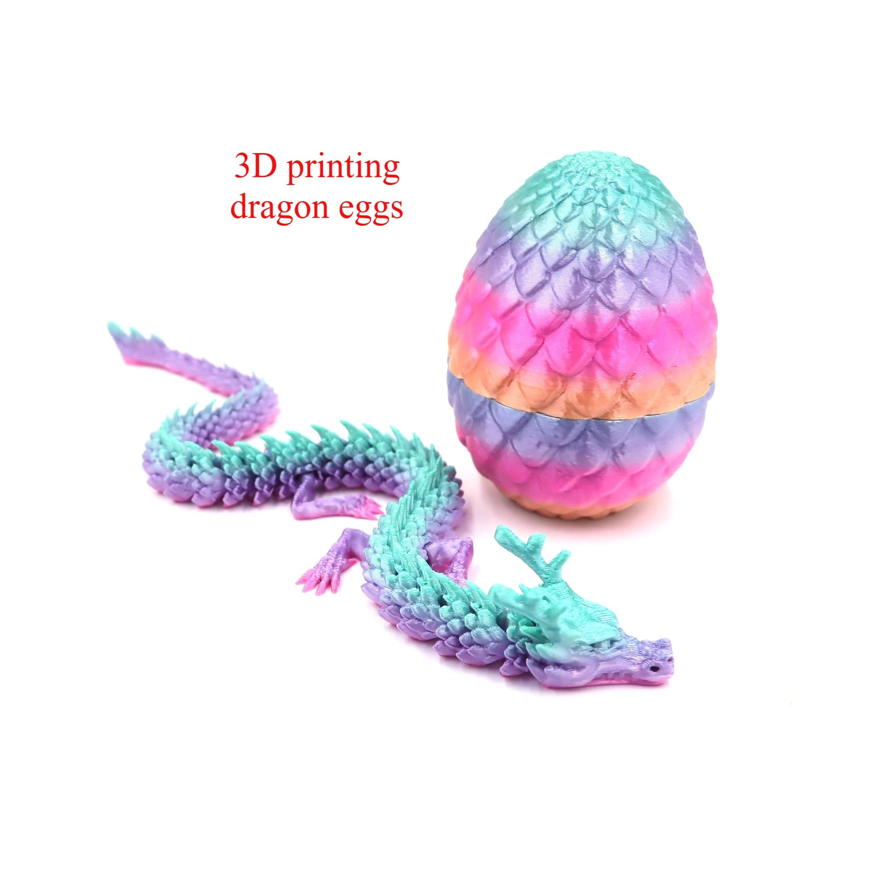 3D printed dragon eggs, desktop decorations and collectibles, cool stress relieving toys, suitable for boys, girls and children