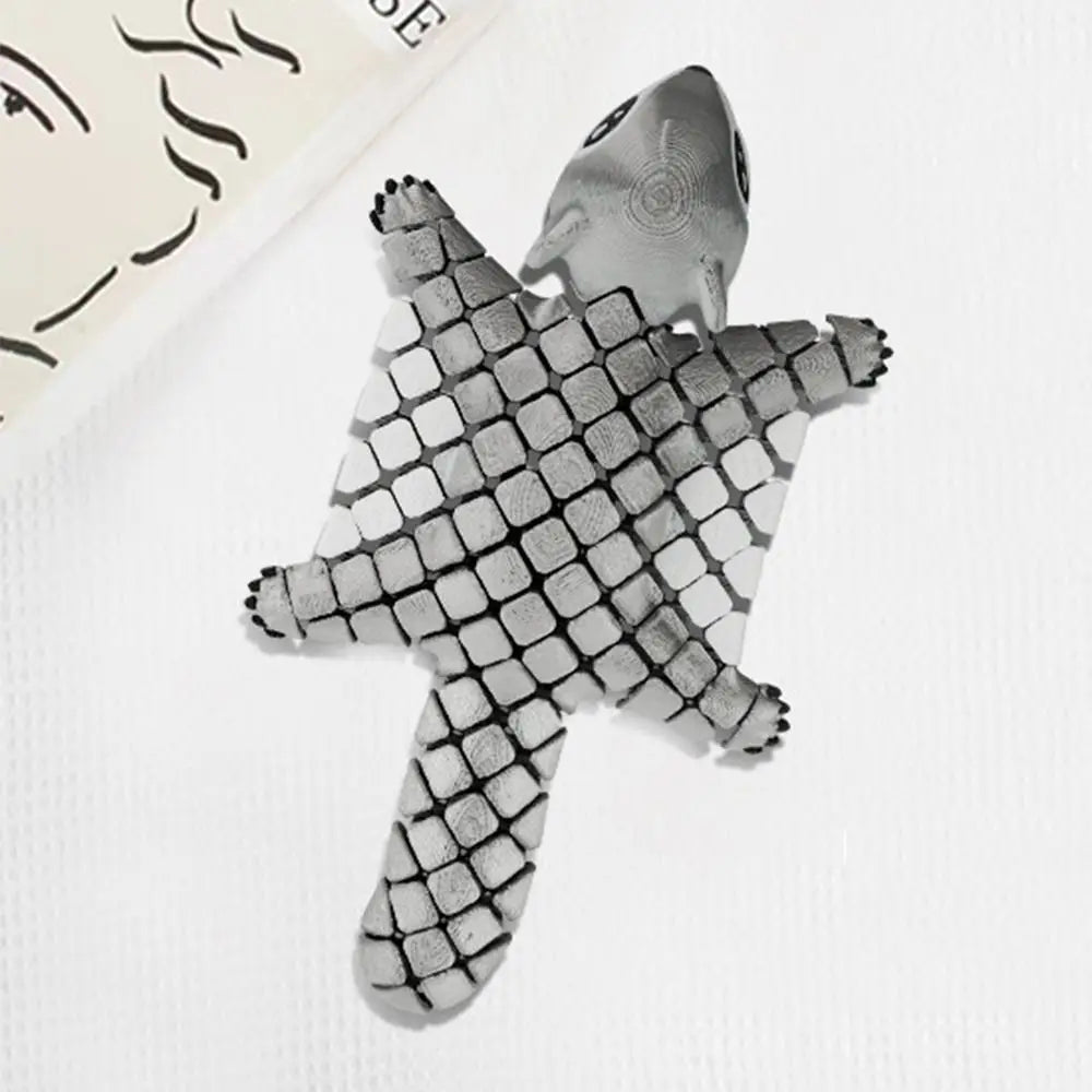 3D Printed Funny Flying Squirrel Toy with Movable Joints Cute Simulated Animal Model Creative Handicraft 3D Printed Animal Model