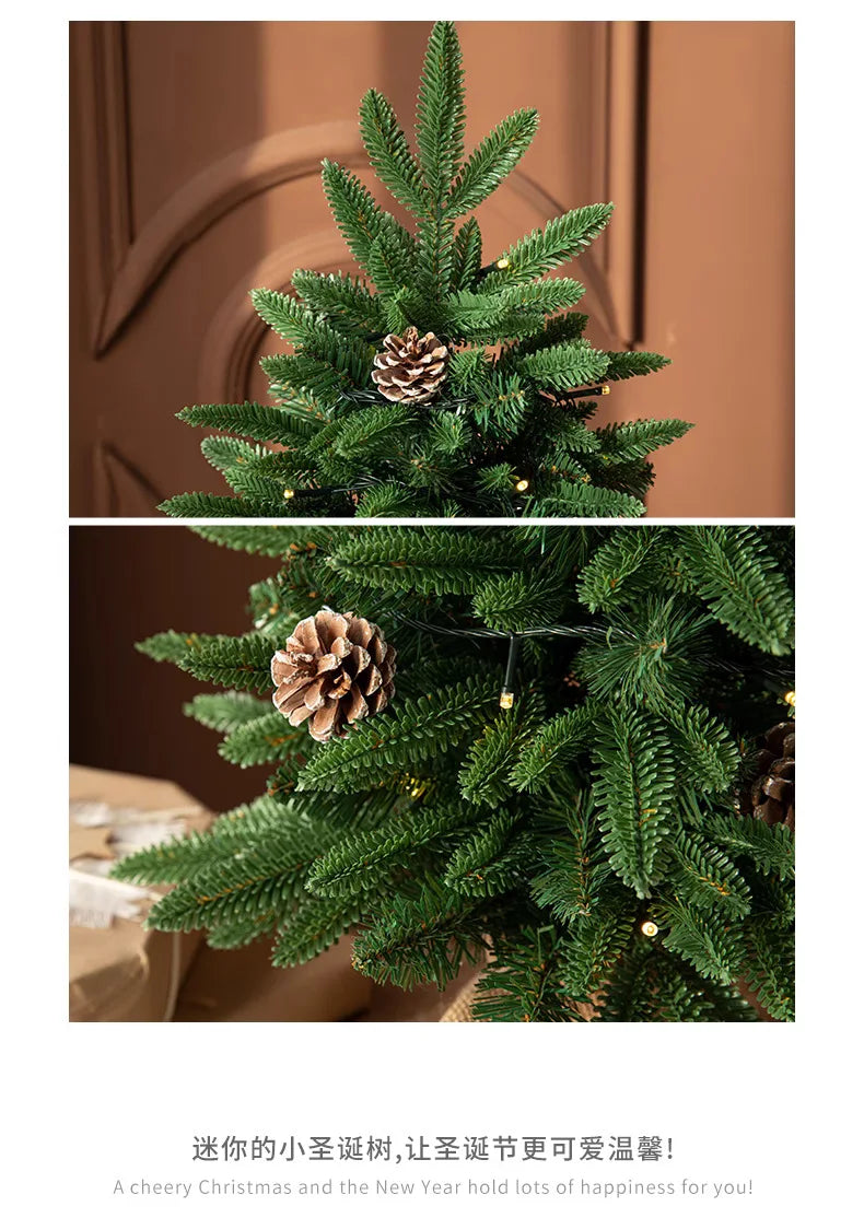 Christmas tree, Christmas, cedar, Christmas decorations, New Year, snowflakes, snow trees, atmosphere decoration supplies
