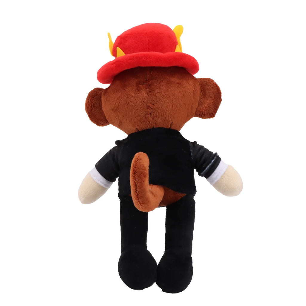 Kawai Steal a Brainrot Jandel Cartoon Character Stuffed Toy Black Monkey Wear the Crown Jandel Birthday Christmas Gift for Kids