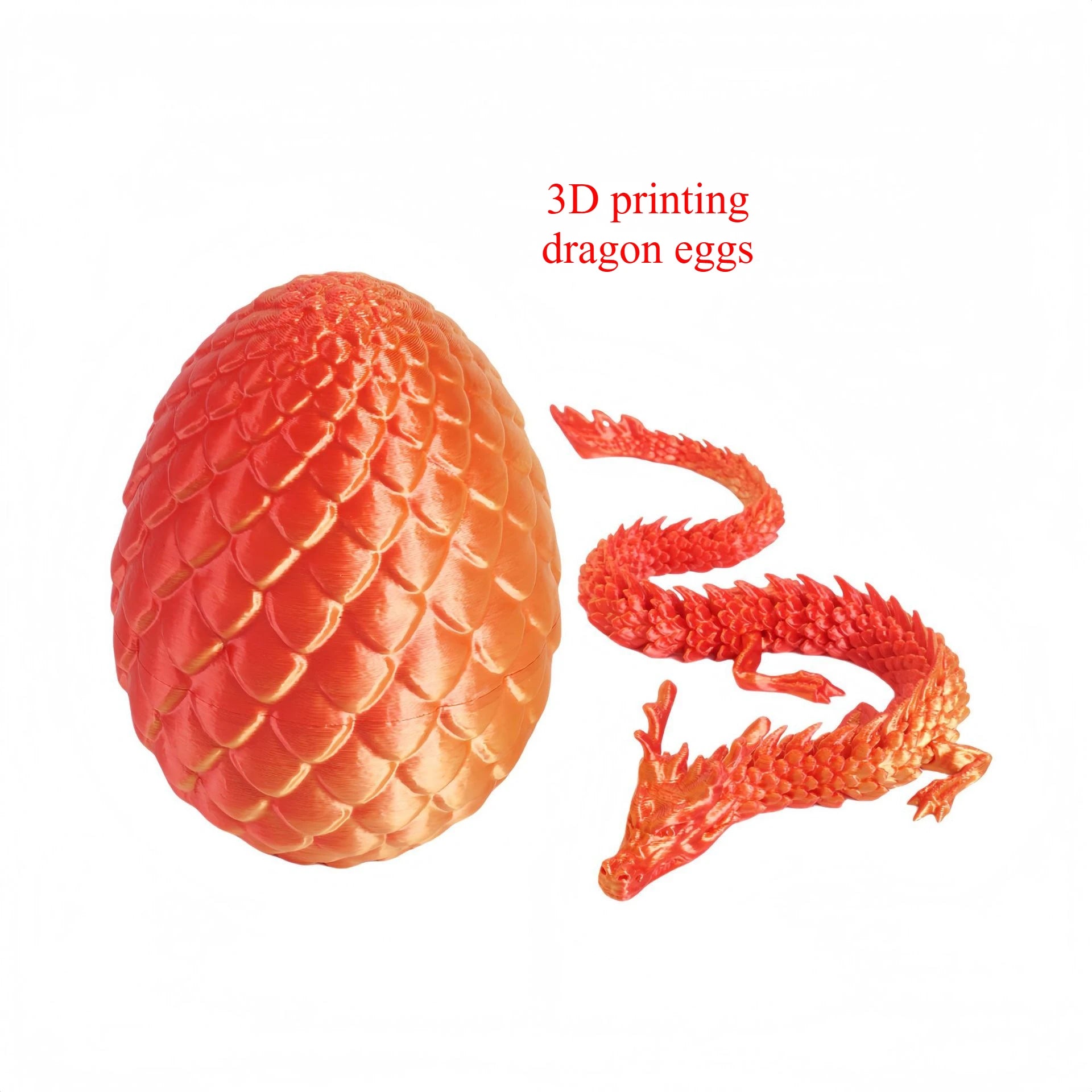 3D printed dragon eggs, desktop decorations and collectibles, cool stress relieving toys, suitable for boys, girls and children