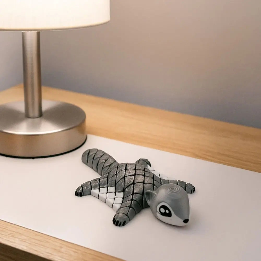 3D Printed Funny Flying Squirrel Toy with Movable Joints Cute Simulated Animal Model Creative Handicraft 3D Printed Animal Model